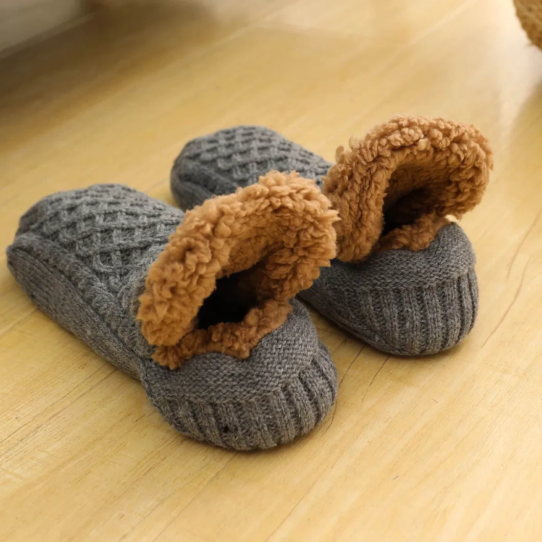 Xianghui Cusom Logo Floor Thick Winter Non Slip Warm Socks for Men