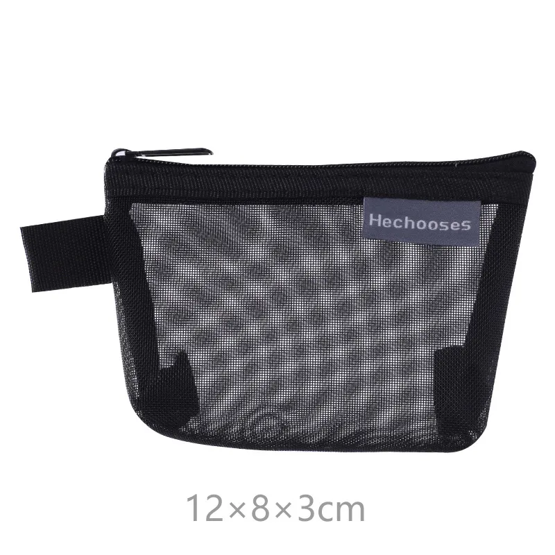 Xianghui Nylon Triangle-Mesh Change Keycard Bag Transparent Cosmetic Storage Bags