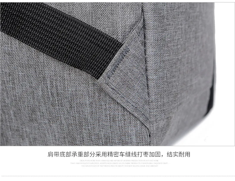 Xianghui Wholesale Lightweight Travel USB Charging Backpack Laptop Bag