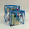 Xianghui OEM Transparent Make up Window PU/PVC Cosmetic Bag Waterproof Travel Beauty Makeup Bag