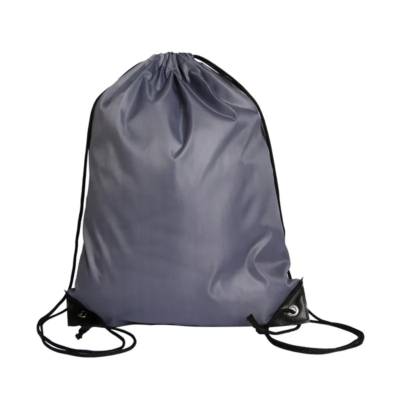 Xianghui Custom Promotional Polyester Drawstring Bag Bunched Pocket Nylon Bag