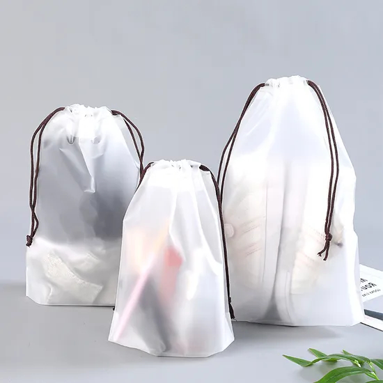 Xianghui Frosted Drawstring Clothes Shoes Dustproof Drawstring Travel Storage Bag
