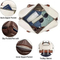 Xianghui Travel Waterproof Sports Gym Waxed Canvas Duffel Bag Leather Trolley