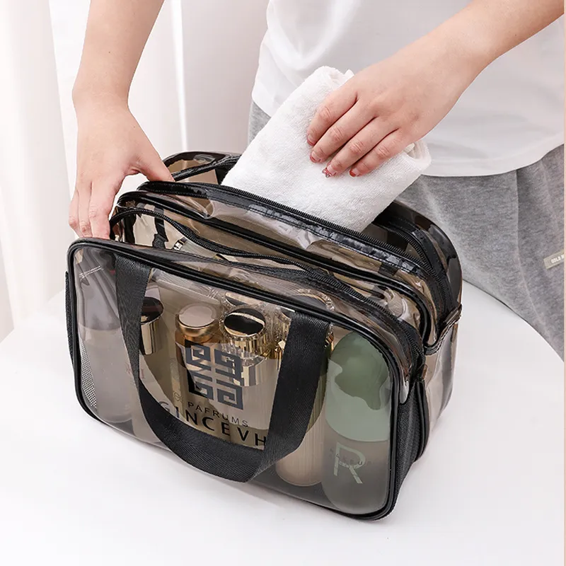 Custom Makeup Bag Portable Waterproof Toiletry Pouch Travel Make up Bag Multifunctional Brush Cosmetic Bag for Women