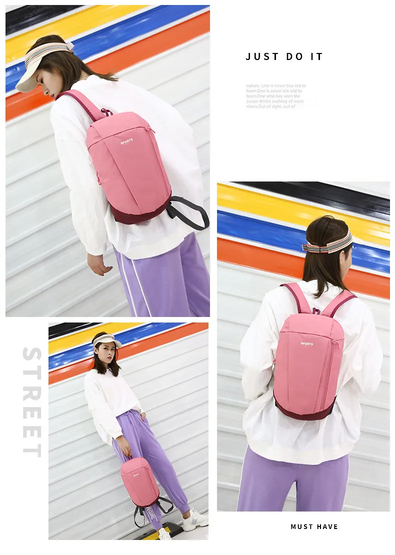 Xianghui Factory Wholesale Backpack Outdoor Sports Bag Casual Unisex Travel Small Backpack Trendy Custom Logo