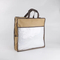2024 Customizable Non-Woven Reusable Shopping Bag Canvas Tote with Cotton Handle Home Textile Zipper Packaging Logo Pattern Gift