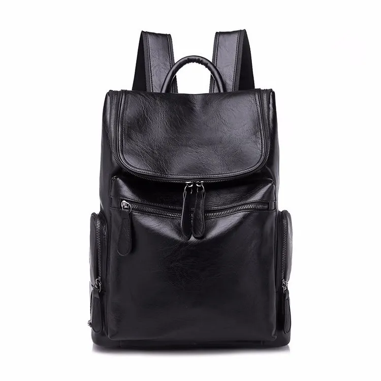 Xianghui PU Computer Backpack Travel Large Capacity Sports Men Backpack