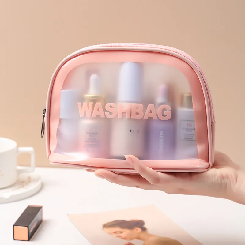 Xianghui Custom Waterproof Makeup Bag Portable PU Travel Cosmetic Pouch