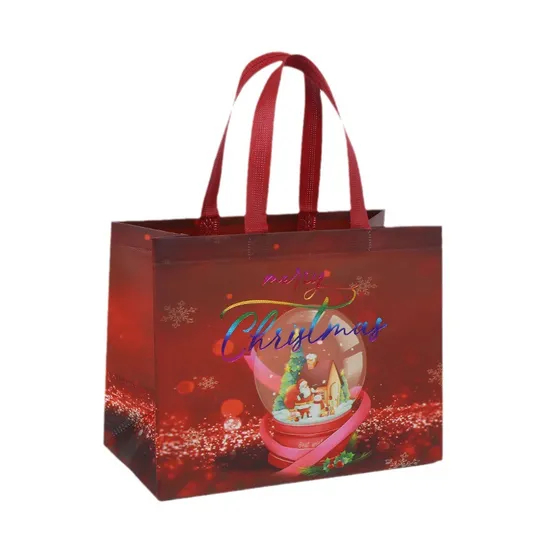 Xianghui fashion Customize Canvas Tote Bag Hand Cotton Paper Bag for Christmas