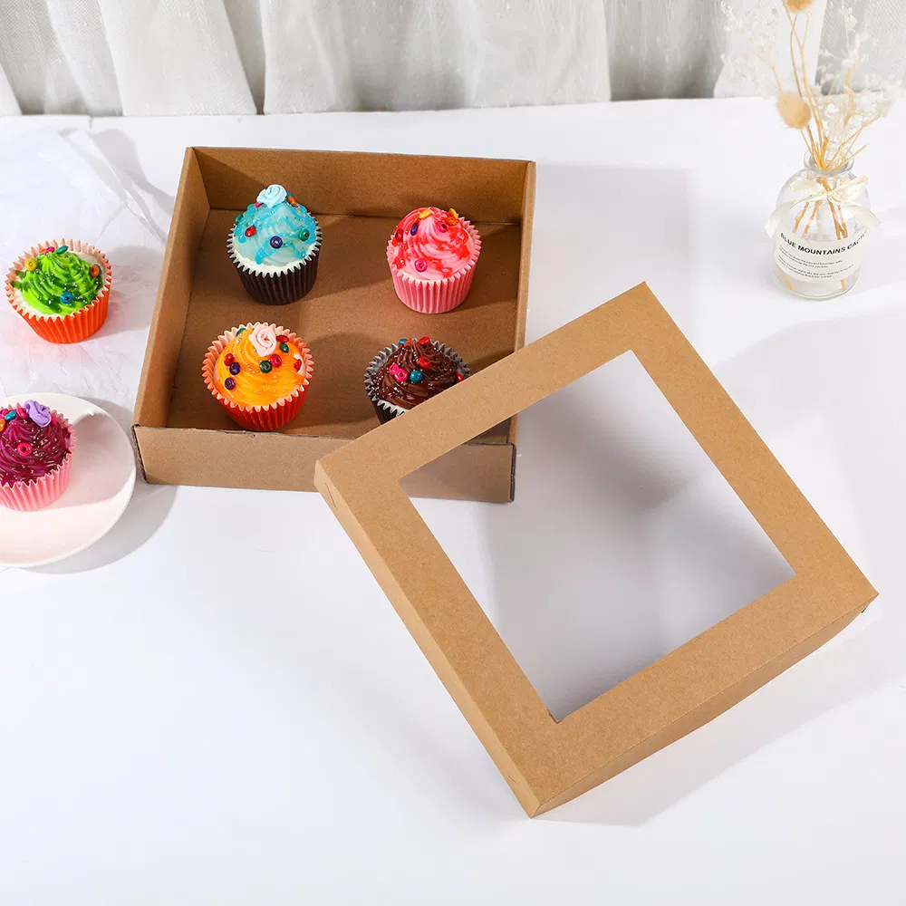 Xianghui Visual Fenestration Corrugated Box Baked Goods Cake Packaging Gift Box