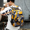 Fashion Joker Water-Splashing Men's Large-Capacity Computer Schoolbags Outdoor Travel Backpacks