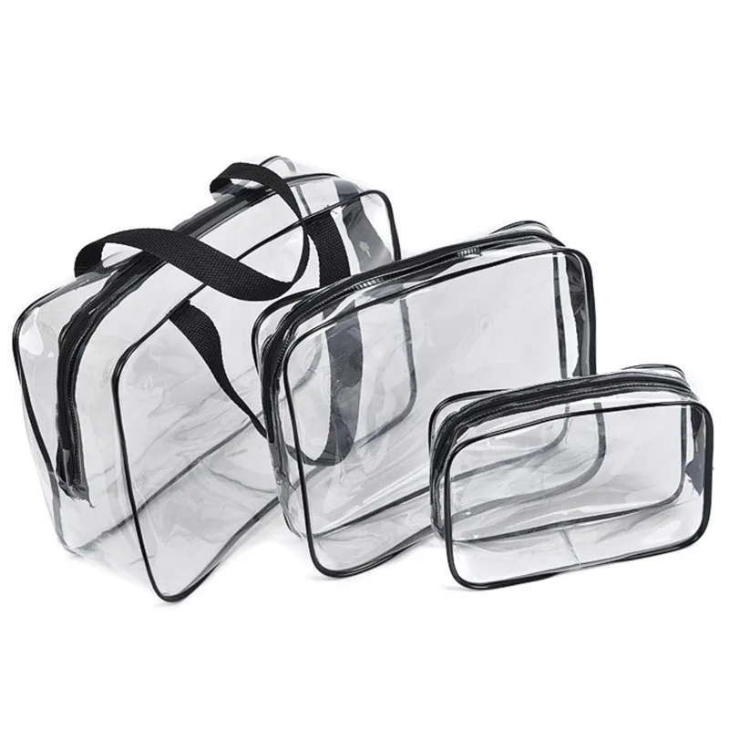Xianghui Waterproof Toiletry Bags Makeup Bag PVC Pouch Bag with Zipper