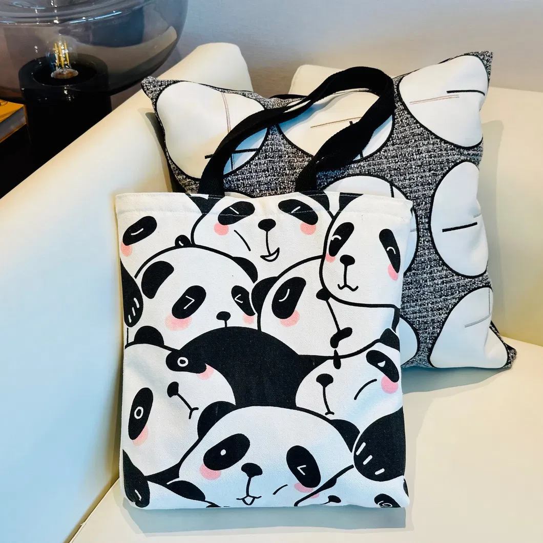 Xianghui China Factory OEM Custom Design Printed Cotton Canvas Jute Tote Shopping Bag