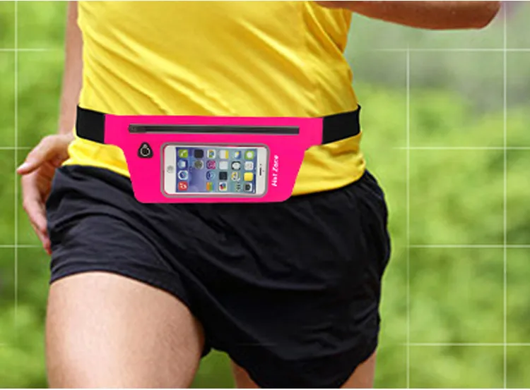Outdoor Sports Pocket Running Jogging Waist Bag Waterproof Phone Waist Belt Pack Travel Bag
