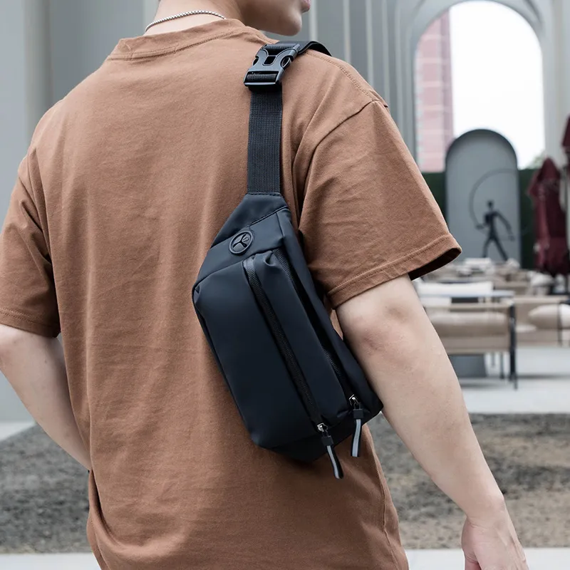 Xianghui Custom Single Shoulder Bag Mini Crossbody Chest Bags Promotional Waist Men Women Phone Messenger Bag