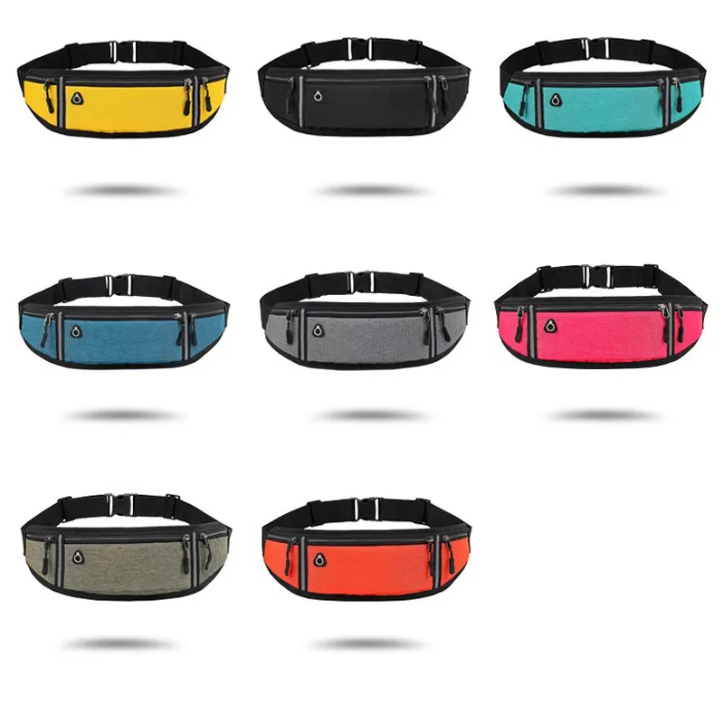 Xianghui Competitive Price Custom Print Lightweight High Quality Sport Gym Trail Running Waist Bag Fitness