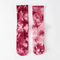Xianghui Professional Non-Slip Tie Dye Indoor Yoga Crew Socks with Terry