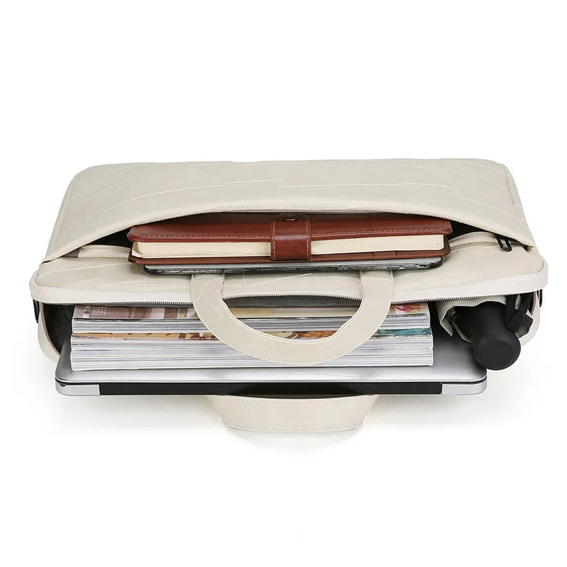 Xianghui 2024 New Laptop Bag Wear-Resistant and Waterproof Women's PU Briefcase