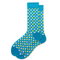 Xianghui Wholesale Custom Women Fashion Colorful Jacquard Tube Cotton Crew Happy Socks