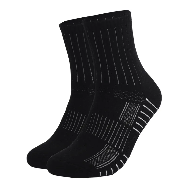 Xianghui Custom Logo Men's Merino Wool Socks Wool Blend Boot Outdoor Recycled Socks