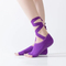 Xianghui Women Peep-Toe Yoga Anti-Slip Bandage Sports Ladies Girls Dance Socks
