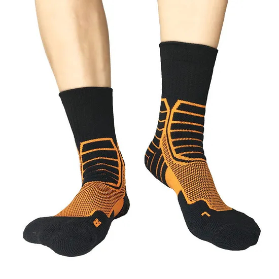 Xinanghui Professional Cotton Basketball Anti Slip Shock-Absorbing Ankle Socks