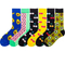 Xianghui Wholesale High Quality Winter Socks Full Cotton Jacquard Dress Socks