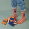 Xianghui Wholesale Custom Funny Dress Beer Face Bear Cheese Socks