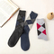 Xianghui Compression Argyle Merino Wool Men Dress Diamond Socks