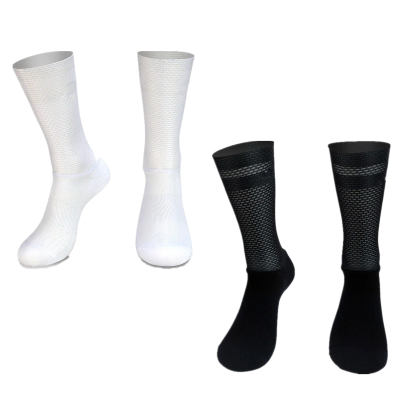 Xianghui Can Custom Logo Anti Slip Silicone Cycling Bicycle Sport Running Socks