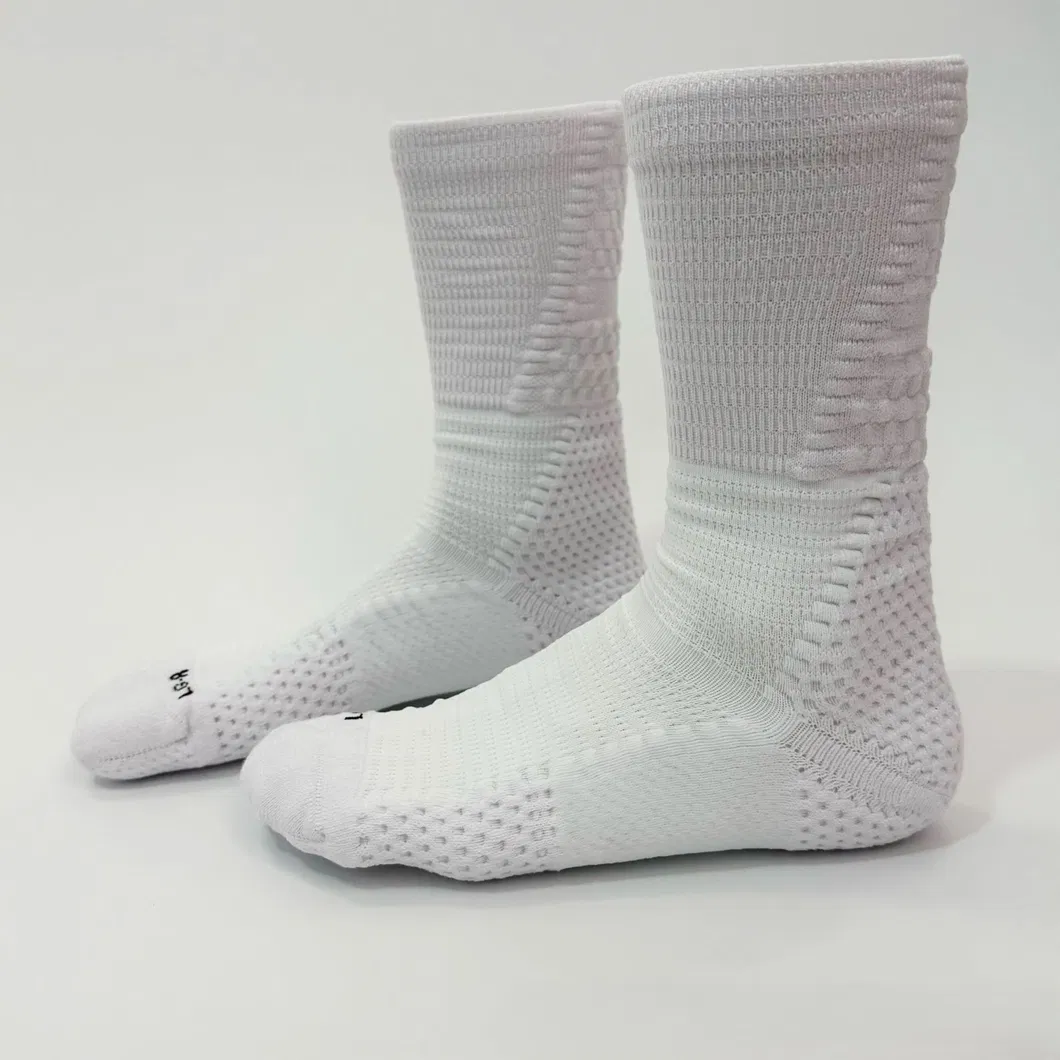 Wholesale Athletic Terry Thick Running Crew Men Basketball Maga Brand Sport Socks