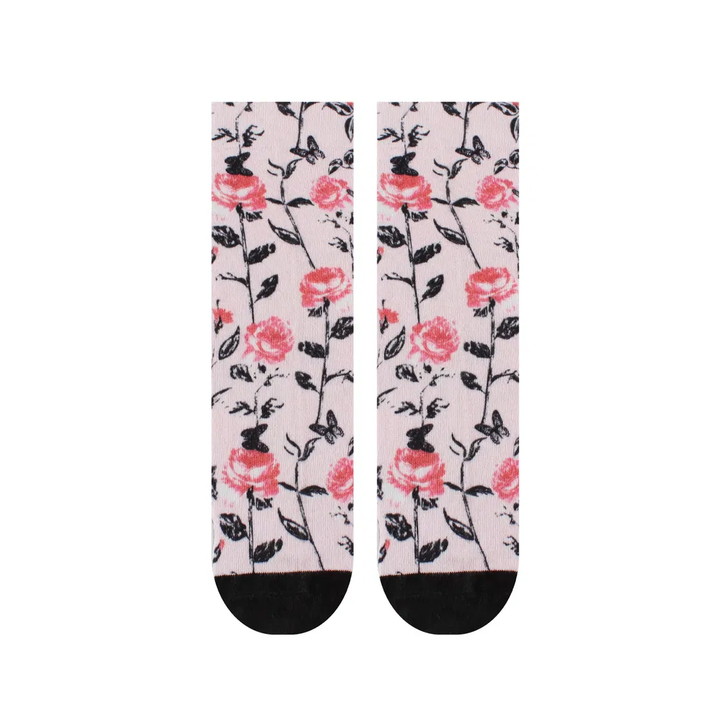 Xianghui Beautiful Quality Fabric 3D Printed Sports Custom Patterns Socks