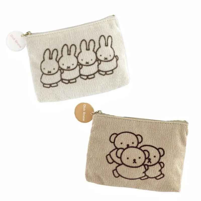 Xianghui Korean Cute Style Rabbit Bear Purse Coin with Zipper Wallet for Outdoor