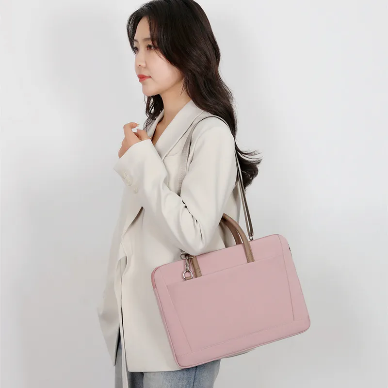 Xianghui Wholesale Printed Logo Laptop Waterproof Briefcase Tote Bags