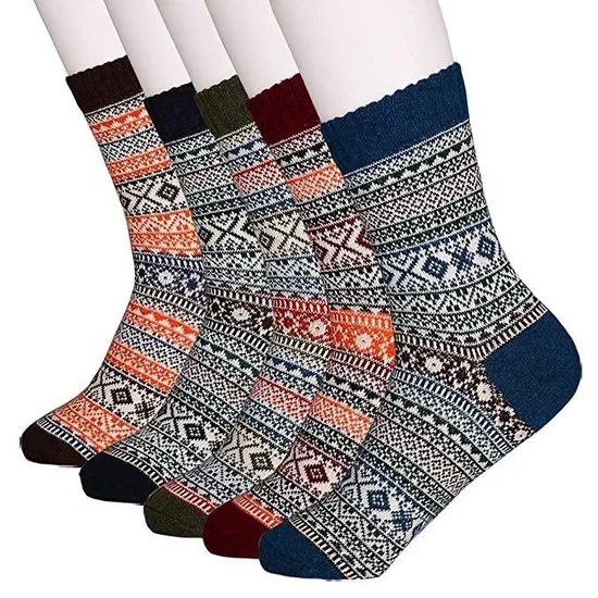 Xianghui Unisex Cotton Funny Tube Colorful Design Mens Dress Happy Socks