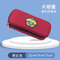 Customized Fashion Minimalist Solid Color Pencil Bag Multifunctional Polyester Student Pen Bag with Zipper