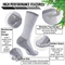 Xianghui Bamboo Socks Soft Athletic Hiking Crew Cushioned Dress Casual Socks