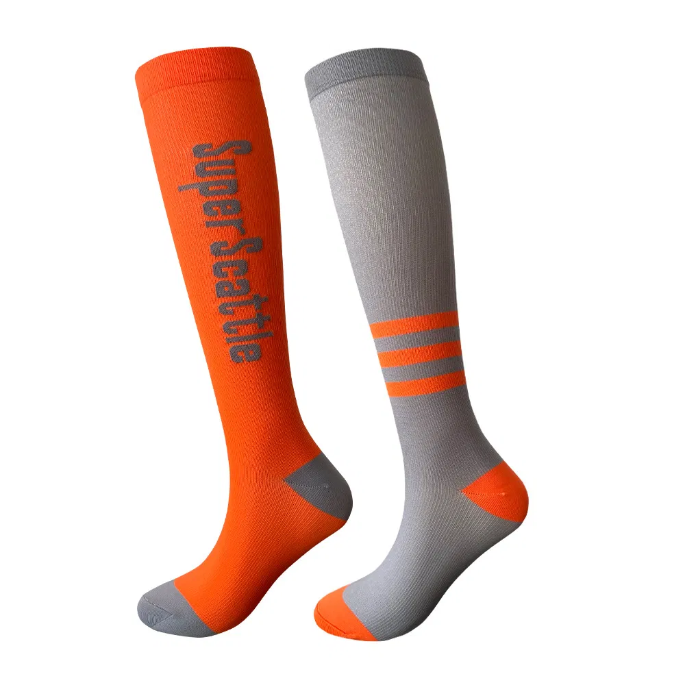 Xianghui Breathable 100% Cotton High Compression Socks for Women and Men