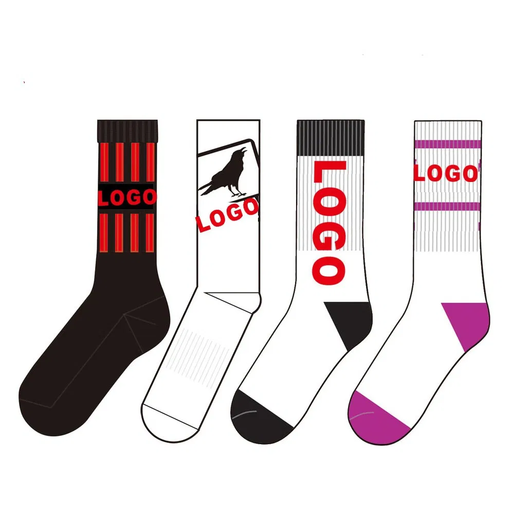 Xianghui Can Custom Logo Breathable Crew Recycled Sports Gym Socks