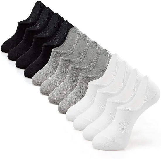 Xianghui Summer Low Cut Recycled Socks Cotton Anti-Slid with Non Slip Grip
