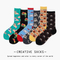Xianghui Custom Funny Dress Jacquard Fashion Cotton Crew Socks