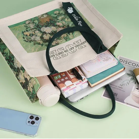 Xianghui Environmentally Friendly Bag Advertising Handbag Laminated Canvas Tote Bag
