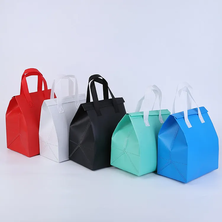 Xianghui Customized Lightweight Portable Waterproof Reusable Tote Cooler Bag Colorful Insulated Lunch Bag