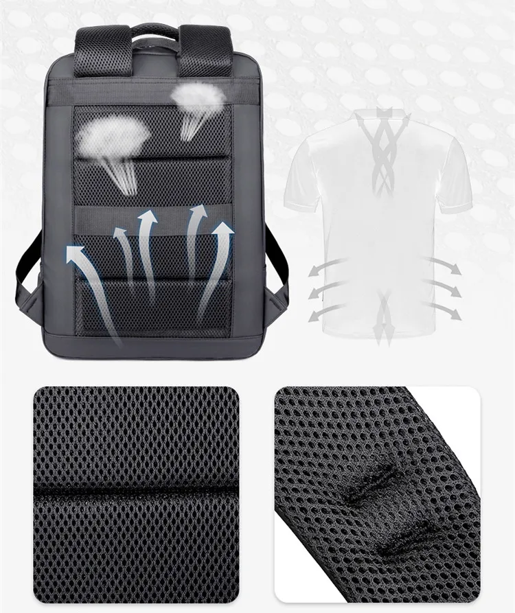 Xianghui School Travel Anti-Theft Business Leisure Computer Waterproof Backpack