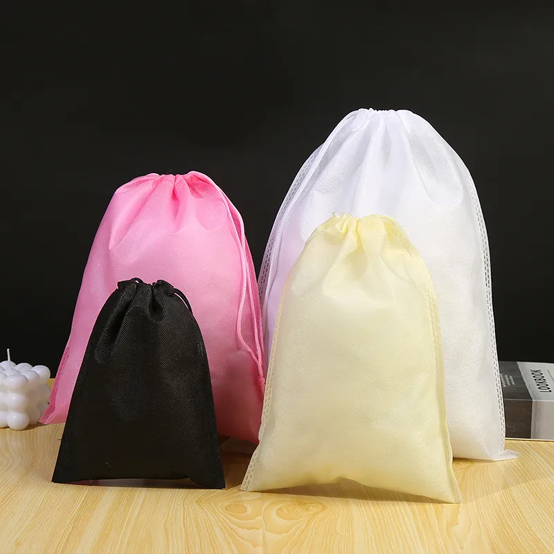 Xianghui Custom Non Woven Fabric Bundle Pocket Non-Woven Toy Rope Bag Electrical Bundle Pocket Non-Woven Cloth Shoe Bag