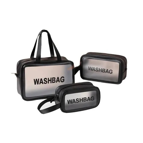 Xianghui Cosmetics Portable Storage Bag Three-Piece Set of Toiletries Wholesale Makeup Cosmetic Bag