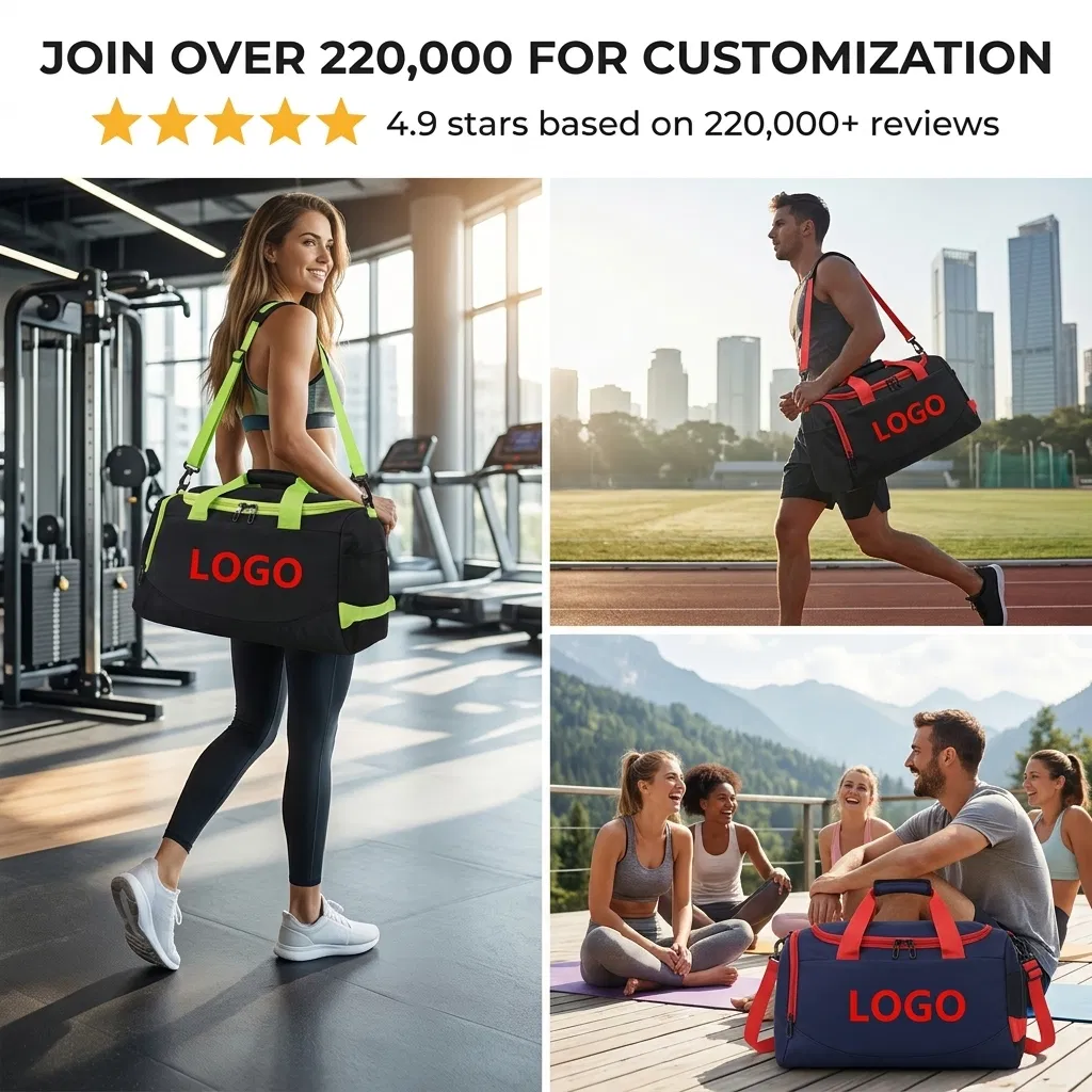 New Design Gym Bags with Low MOQ Can Customize