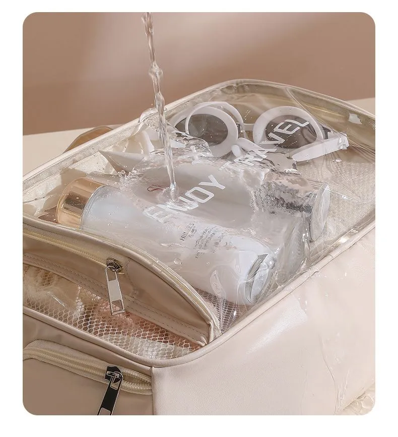 Xianghui Dry Wet Separation Fitness Bag Storage Toiletries Makeup Bag Swimsuit Beach Makeup Cosmetic Bag