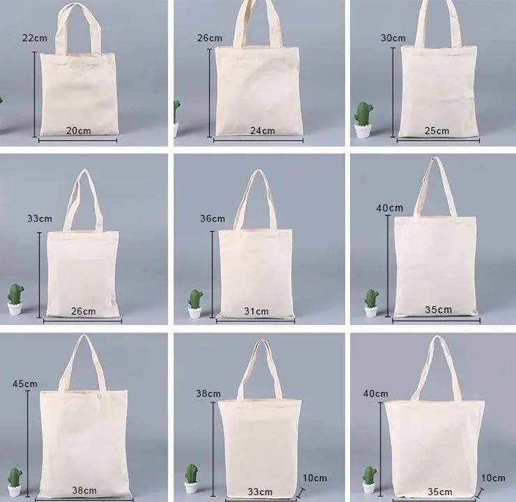 2024 Customize Canvas Tote Bags Hand Cotton Good Quality Bags