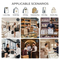 Xianghui Custom Size Color Print Logo Wholesale Kraft Paper Shopping Bags, Gift Bags with Handles for Wending, Birthday, Favor, Party, Retail Merchandise Bags